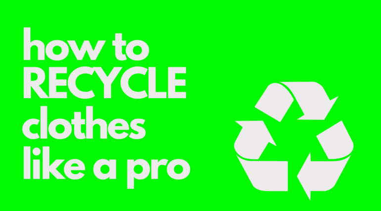 Be an ultimate PRO in clothing recycling – everything you need to know!